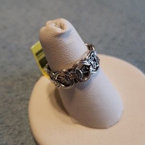 BOGO Intricate Design Sterling Silver Band Ring